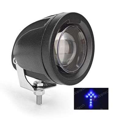 ضوء تحذير الشاحنة الشوكية السهم الأزرق مع دعامة تركيب الفولاذ المقاوم للصدأ للسلامة والمتانة