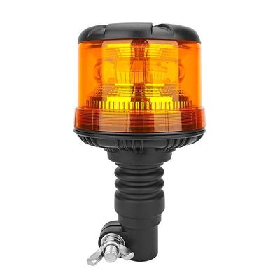 R65 ضوء المنارة المدورة LED 10V - 36V ضوء تحذير الطوارئ للسيارة نوع القطب المرن