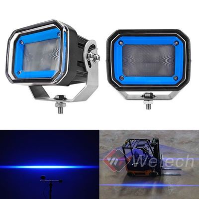 ضوء تحذير خط الشعاع ضوء شاحنة النقل بالشوكة LED خط مستقيم شاحنة مؤشر الأمن الأحمر الأزرق الأخضر LED