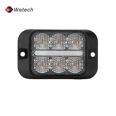 أضواء تحذيرية وامضة LED بجهد 12-24 فولت، مصباح وامض IP67 للشاحنات والرافعات الشوكية والجرارات والحفارات