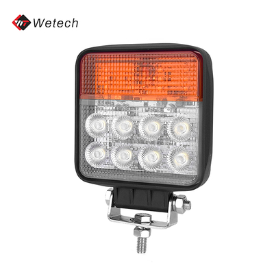 ضوء عمل LED مضاد للماء 12V 24V DC 24W ضوء فيضان مع إشارة التحول وتصميم دائم