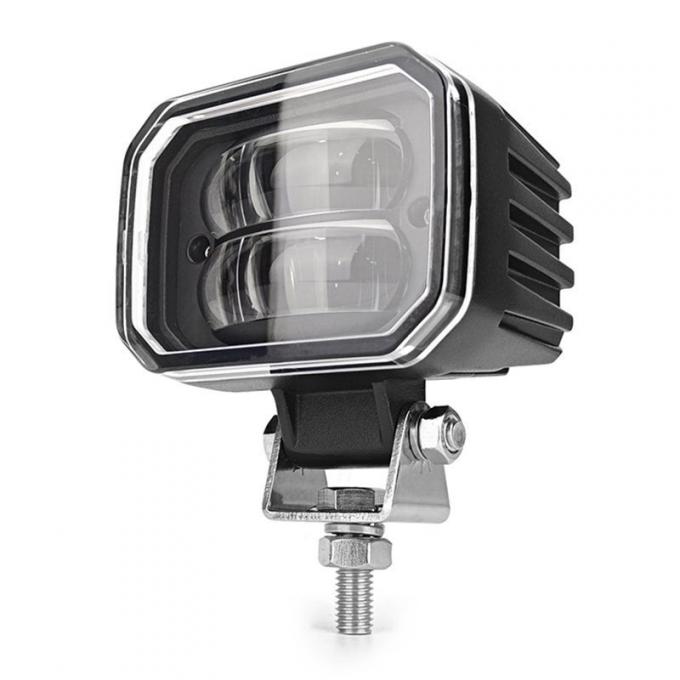 10-80V Wide Voltage 30W Safety Warning ضوء رافعة شوكية ضوء