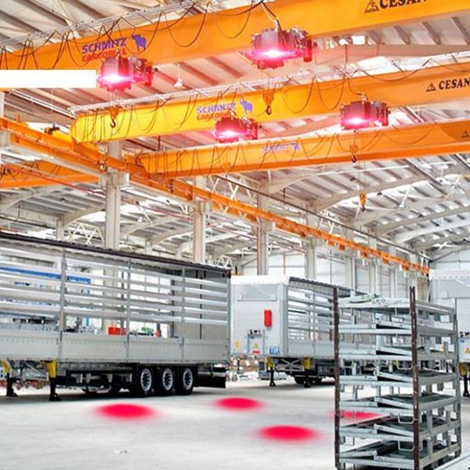 Wetech 60W High Power LED Overhead Crane Warning and Safety ضوءs