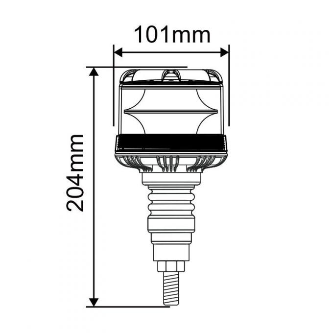 IP 65 EMC R65 Waterproof Signal Beacon ضوء for رافعة شوكية China