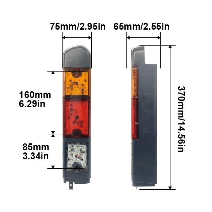 Rear Tail Lamp 48V Toyota رافعة شوكية Parts Tail ضوءs for رافعة شوكية