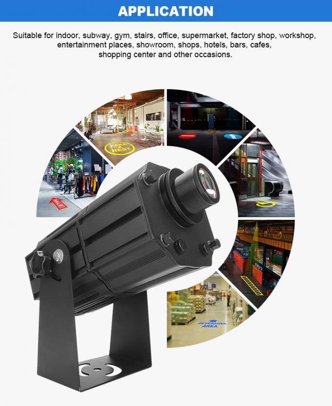 80W Free Design Custom Logo LED Gobo Projector Advertising ضوءs Outdoor Waterproof IP65