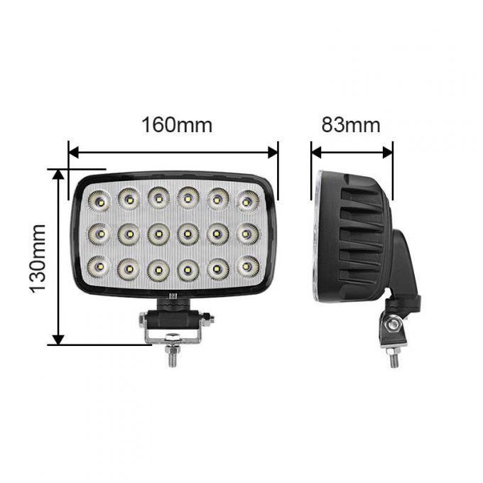 Bracket Adjustable Rotary رافعة شوكية Tractor 90W Waterproof IP67 LED Work ضوء