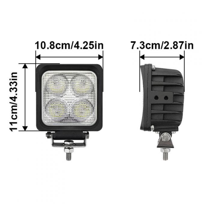 High Power 40W 12V LED Working ضوء for Truck Tractor رافعة شوكية