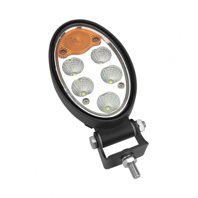 رافعة شوكية Tractor 36W Universal LED Headضوء Turn Signal Oval LED Working ضوء