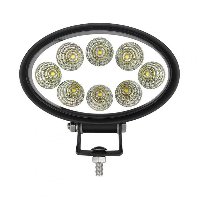 Oval LED Work ضوء 24W 12V 24V DC Waterproof Universal Flooding/بقعةضوء