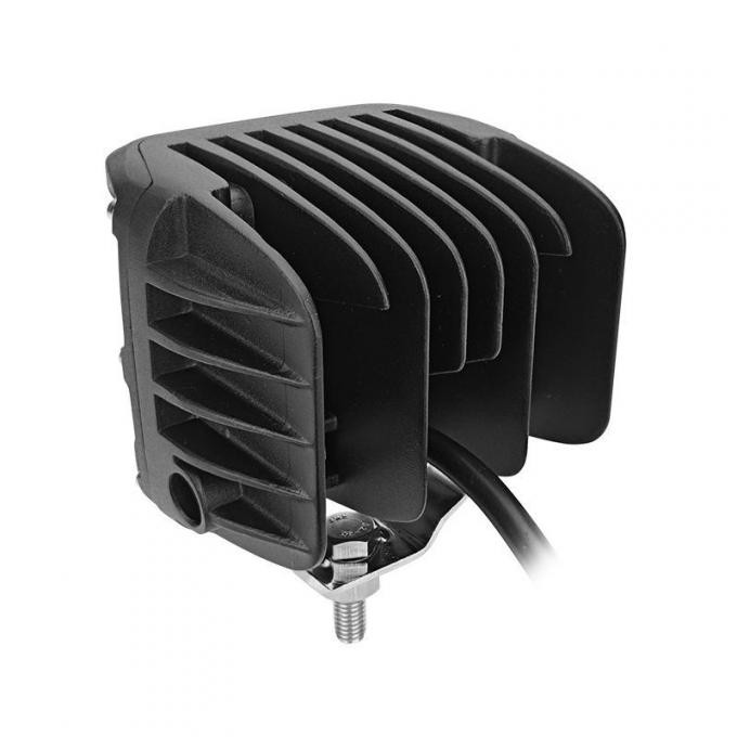36W 12V 24V Flood Beam Dual Color Side Strobe LED Working ضوء