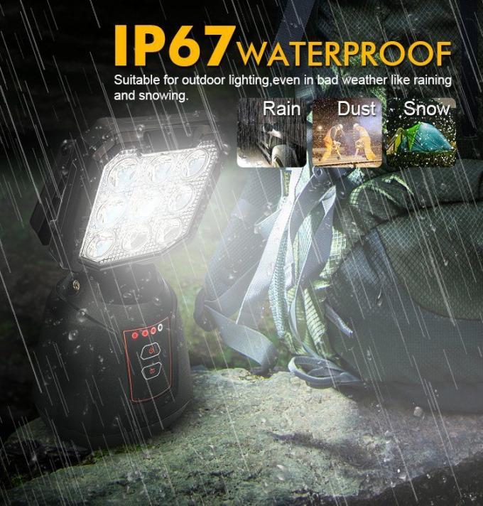 High Brightness Rechargeable LED Work ضوء Suitable for Outdoor Camping Emergency ضوء