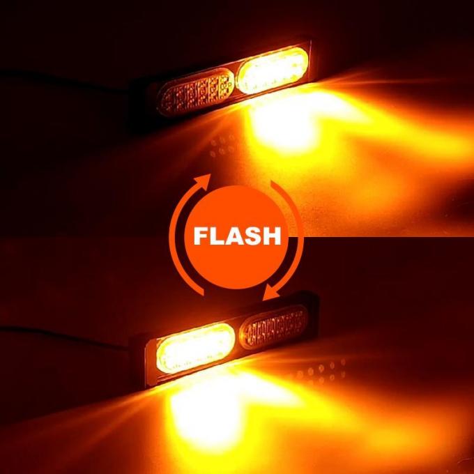 COB LED Strobe ضوء Flashing Mode Magnet Base Car Traffic Emergency ضوء Bar Danger Warning Flash White