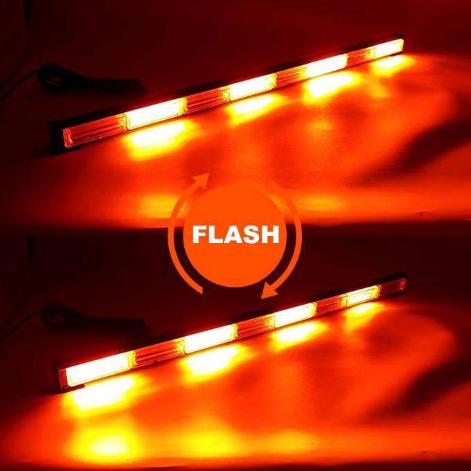 Amber White Red أزرق 12W COB LED Dual Side Hazard Warning Strobe Emergency ضوء Bar