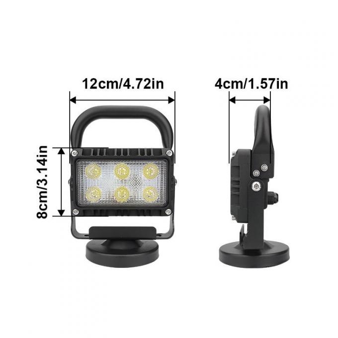18W LED Work ضوء IP67 with Handheld & Cigarette ضوءer Plug China