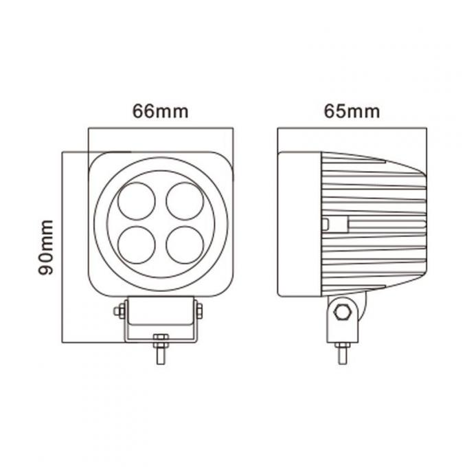Modified Headضوءs for 4X4 off-Road LED Tractor بقعةضوء China