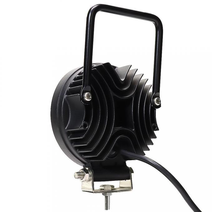 4 Inch 27W Round Portable LED Work ضوء بقعة Magnetic Base 12V 24V