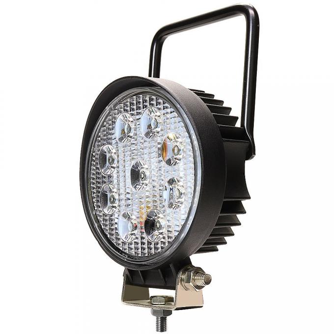 4 Inch 27W Round Portable LED Work ضوء بقعة Magnetic Base 12V 24V