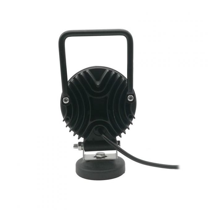4 Inch 27W Round Portable LED Work ضوء بقعة Magnetic Base 12V 24V