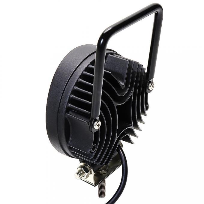 4 Inch 27W Round Portable LED Work ضوء بقعة Magnetic Base 12V 24V