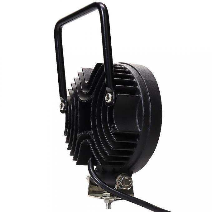 4 Inch 27W Round Portable LED Work ضوء بقعة Magnetic Base 12V 24V