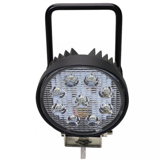 4 Inch 27W Round Portable LED Work ضوء بقعة Magnetic Base 12V 24V