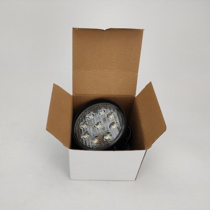 4 Inch 27W Round Portable LED Work ضوء بقعة Magnetic Base 12V 24V
