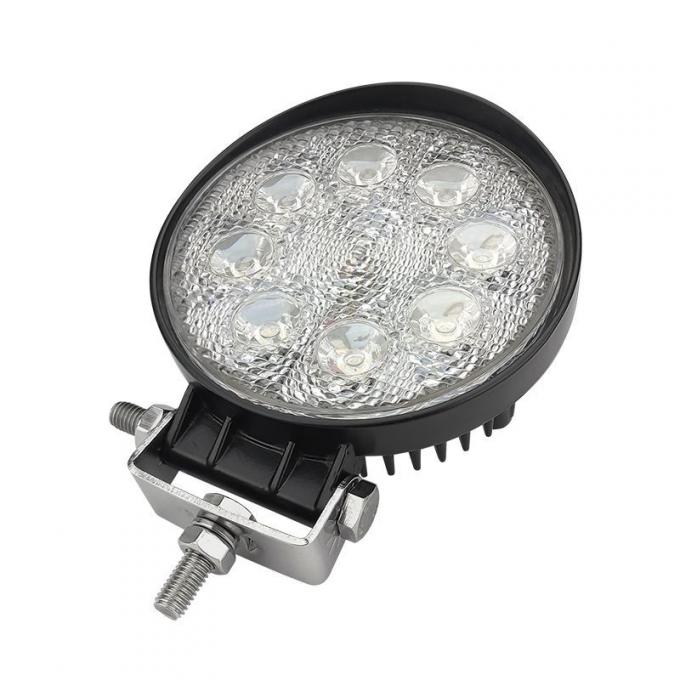 رافعة شوكية LED Round Auxiliary ضوء 24W Waterproof LED Working ضوء رافعة شوكية ضوء