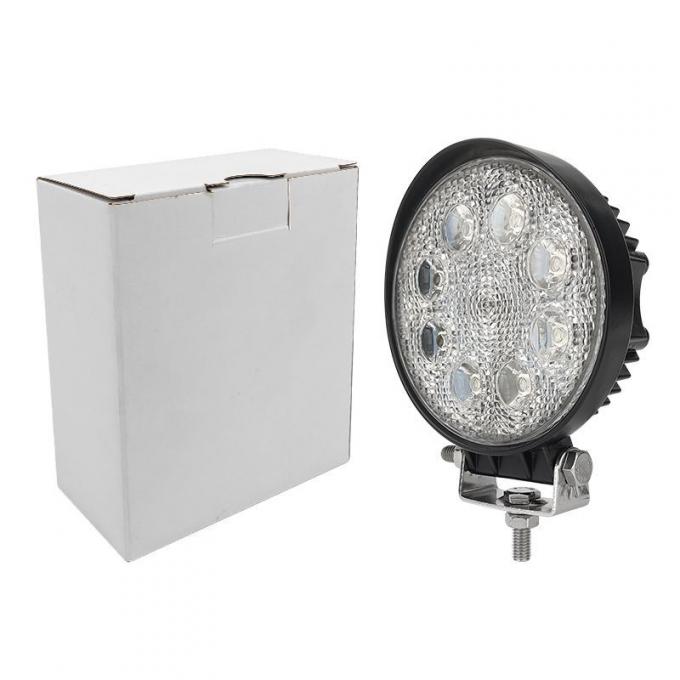 رافعة شوكية LED Round Auxiliary ضوء 24W Waterproof LED Working ضوء رافعة شوكية ضوء