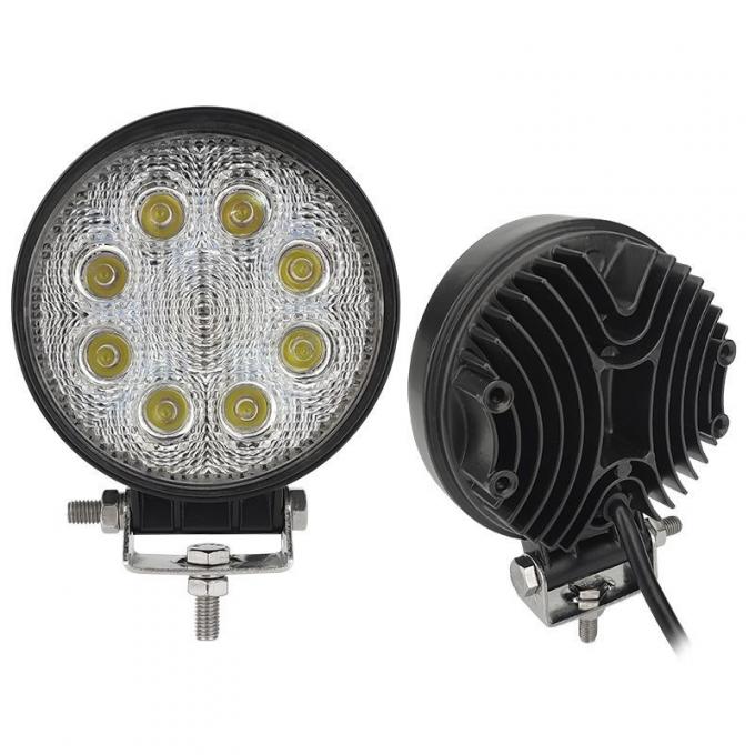 رافعة شوكية LED Round Auxiliary ضوء 24W Waterproof LED Working ضوء رافعة شوكية ضوء