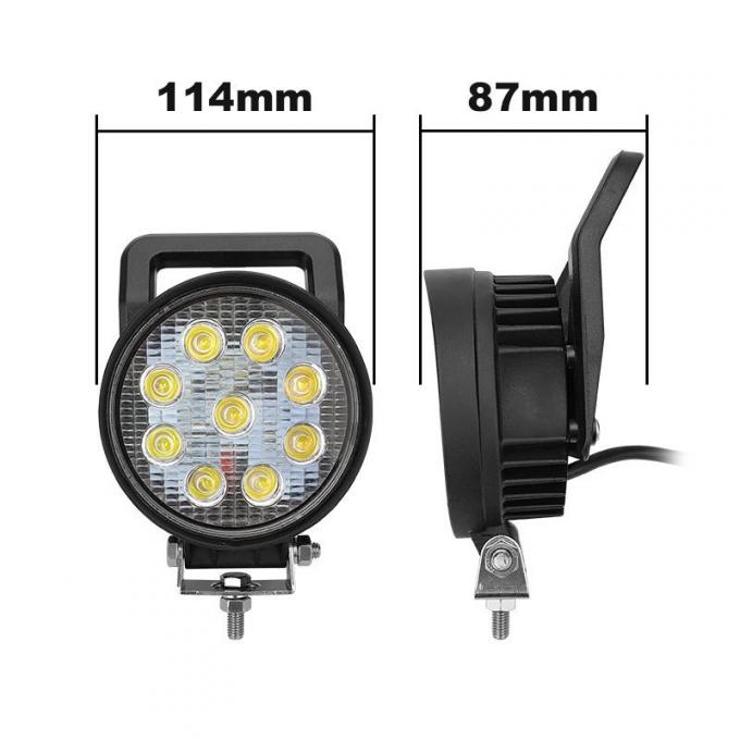 27W Portable Tractor رافعة شوكية Flood ضوء Headضوء LED Work ضوء with Switch