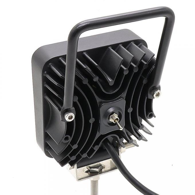 Square LED Work ضوء 27W with on/off Switch and Handheld 10-36V
