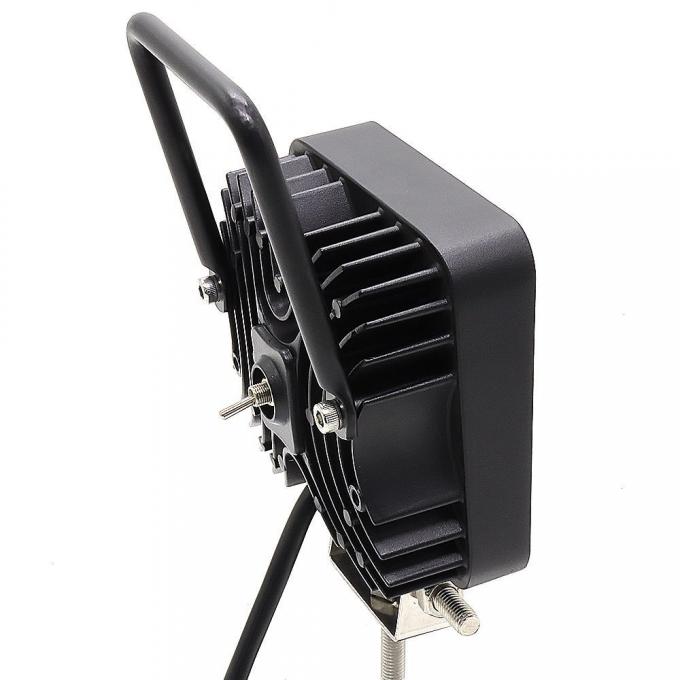 Square LED Work ضوء 27W with on/off Switch and Handheld 10-36V