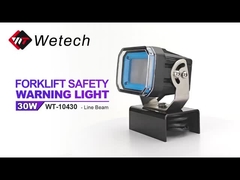 WT-10460 أضواء أمان زرقاء للرافعة الشوكية 60 واط مصباح رافعة شوكية مخصص