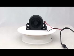 102dB مؤخرة إلى أعلى القرن 15W شاحنة النقل العكسي إنذار IP67 مع دعامة تركيب الفولاذ المقاوم للصدأ