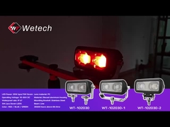 WT-102030  أضواء عمل الرافعة الشوكية 12 فولت 24 فولت أضواء سلامة المشاة للرافعة الشوكية 30 واط