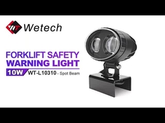 WT-L10310 10V - 80V Blue LED Spot Light IP67 مصابيح شاحنة ذات دعامة تركيب من الفولاذ المقاوم للصدأ