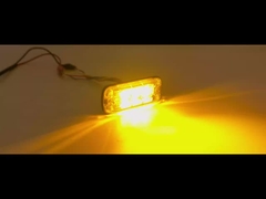 WT-D10909 مصابيح LED الصفراء المخصصة 12W مصابيح الطوارئ للشاحنات