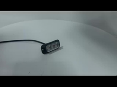 WT-T10909 IP67 فلاش ستروب أمبر مصباح LED 12V 24V شاحنة ستروب ضوء